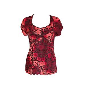 y2k vintage fairy babydoll blouse